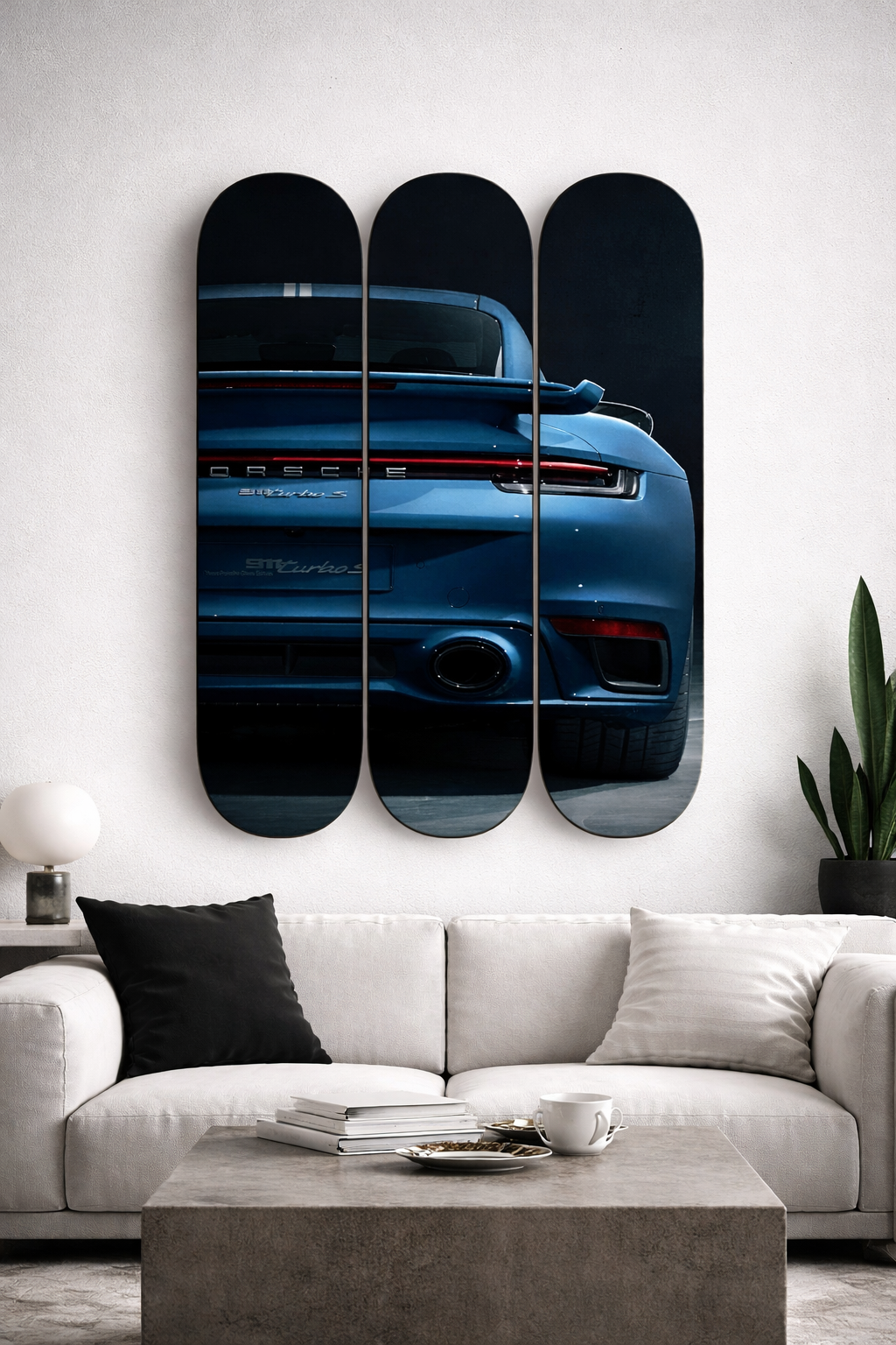 Blue Performance Car