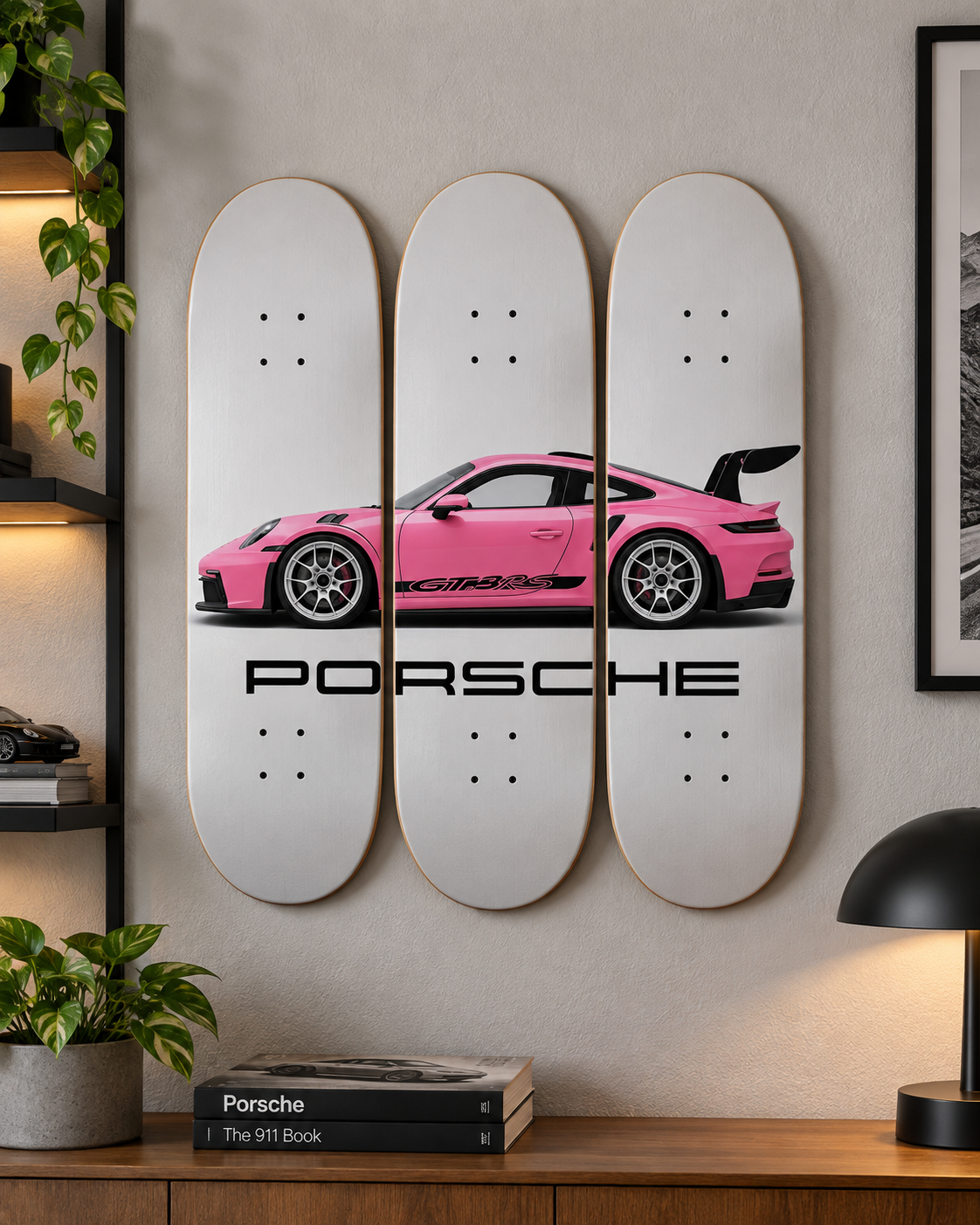 Pink Luxury GT Supercar