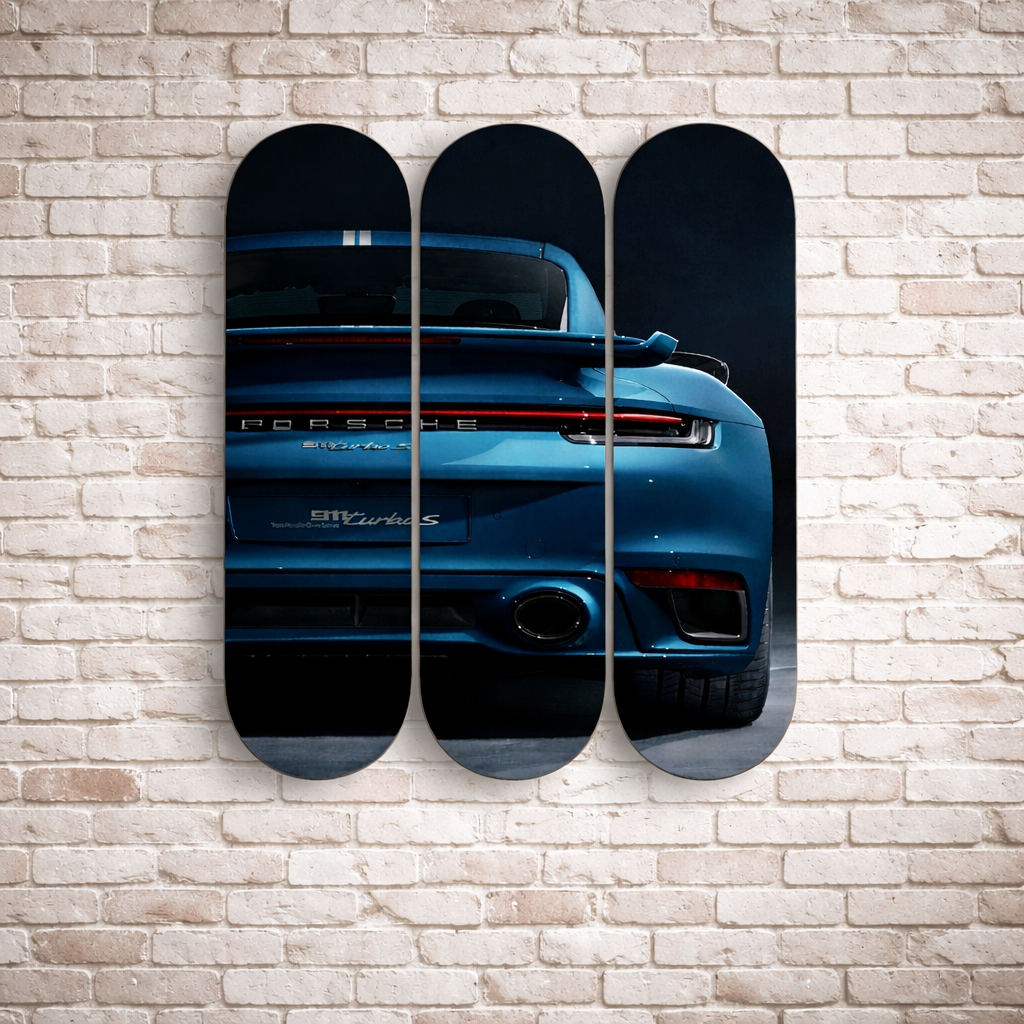 Blue Performance Car